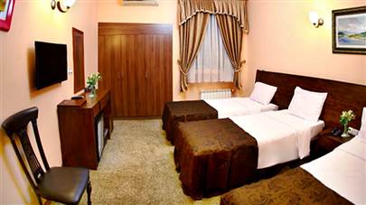 اتاق سه تخته هتل اطلس شیراز